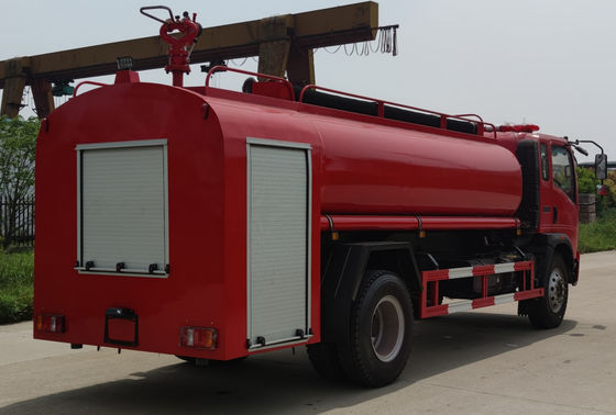 HOWO 118KW Water Rescue Fire Truck 4x2 9000L For Fire Fighting