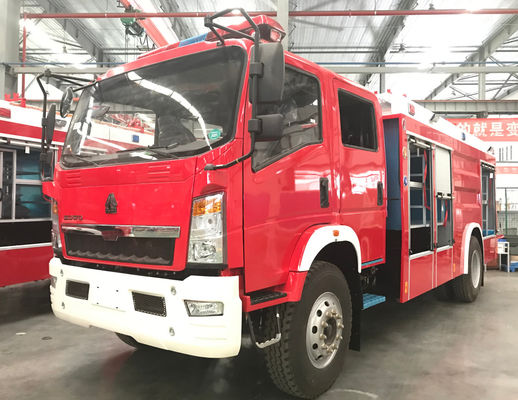 ความเคลื่อนไหวสูง HOWO 4 TON FOAM รถไฟฟ้าสําหรับพื้นที่เมือง