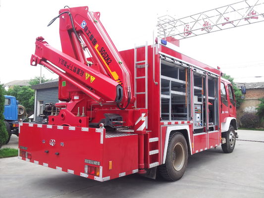 ISUZU 177kw Fire Department Truck Multipurpose For Emergency Rescue