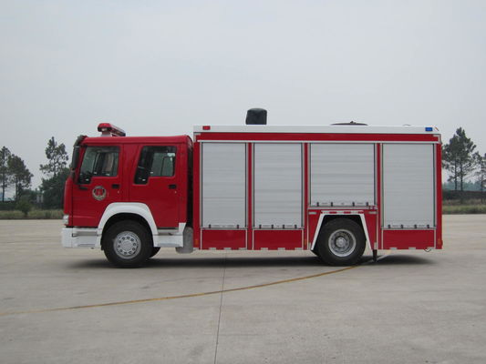 HOWO Quick Response Gas RC Fire Truck 6x4 Large Capacity Multipurpose