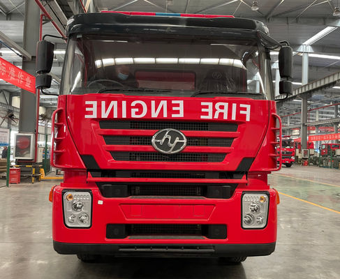 Professional IVECO Heavy Duty Fire Truck 6x4 For Road Spraying Multifunctional