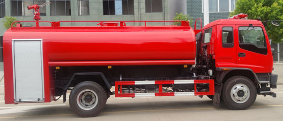 รถดับเพลิงถังน้ำความจุขนาดใหญ่ 10800L 177KW 6 ล้อสำหรับการผจญเพลิง