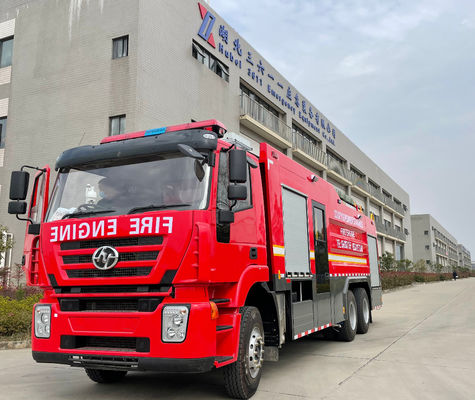 IVECO 290HP รถดับเพลิงสำหรับงานหนักพร้อมโฟมน้ำอเนกประสงค์ความจุ 10,000 ลิตร